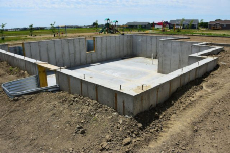 Basement Concrete Forming in Jacksonville, Florida